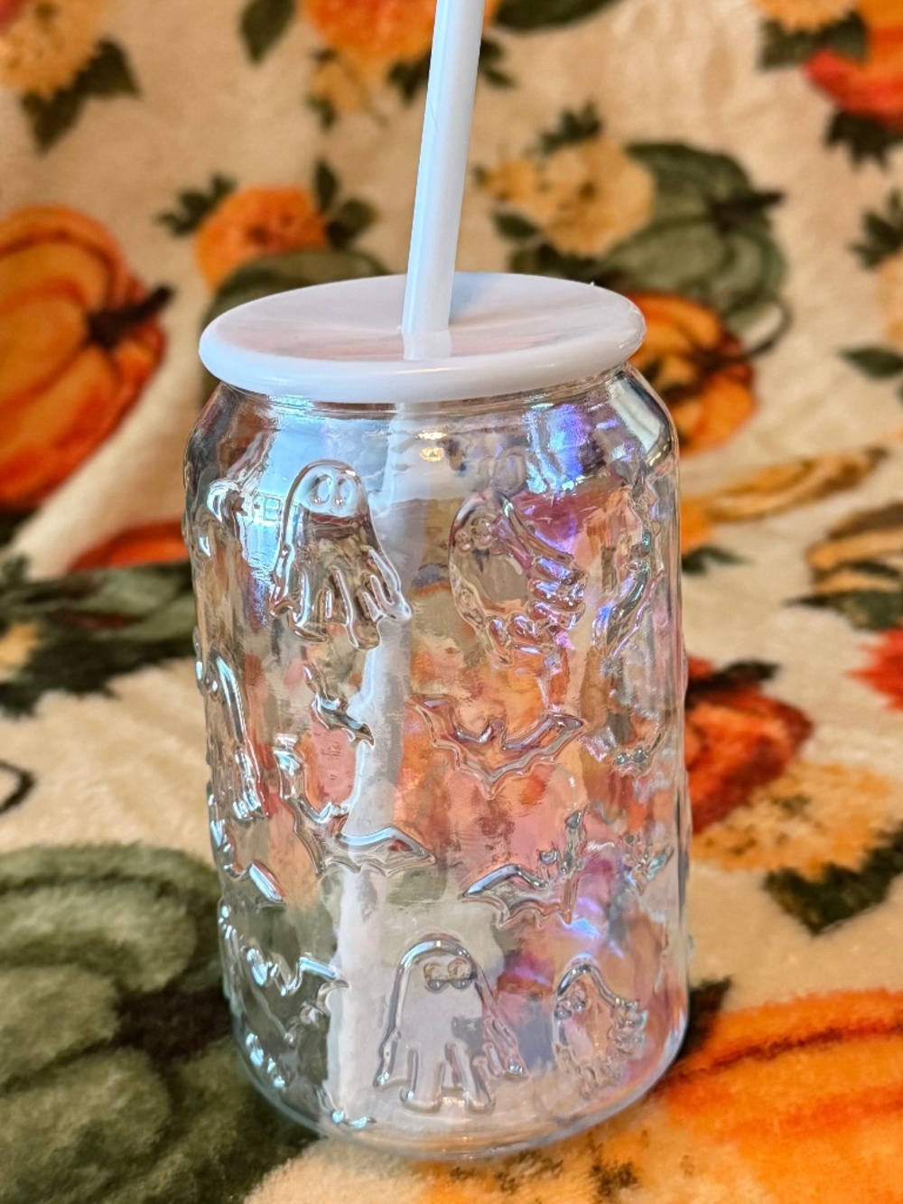 Viral TikTok Halloween Tumbler with lid and straw